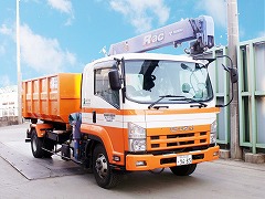 大口リサイクルセンター産廃収集運搬用４トン車